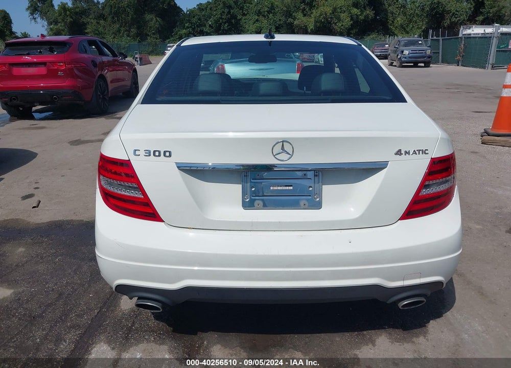 2012 MERCEDES-BENZ C 300 LUXURY 4MATIC/SPORT 4MATIC VIN: WDDGF8BB1CR196451