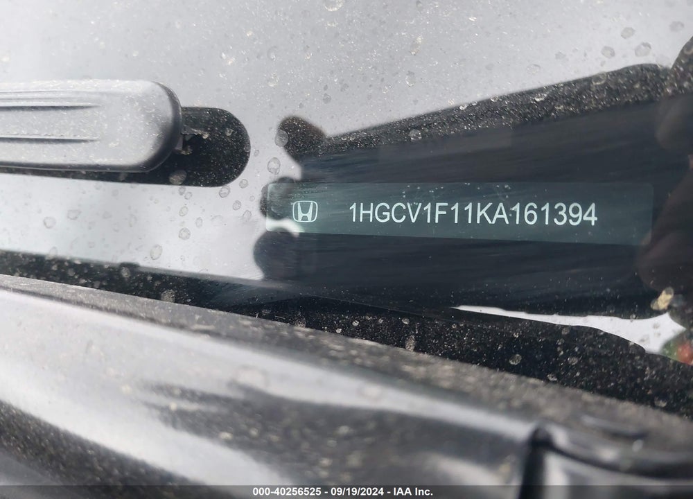 2019 HONDA ACCORD LX VIN: 1HGCV1F11KA161394