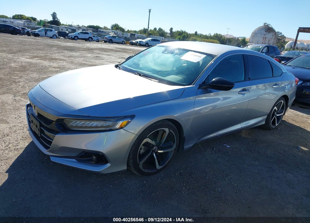 2022 HONDA ACCORD SPORT VIN: 1HGCV1F32NA009761
