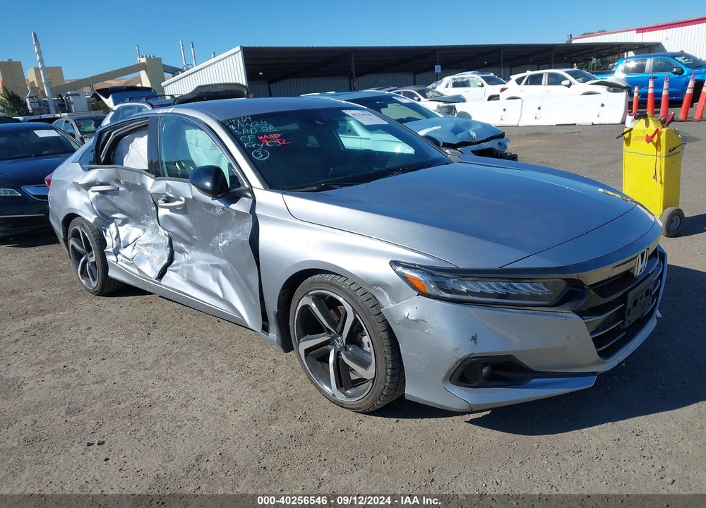 2022 HONDA ACCORD SPORT VIN: 1HGCV1F32NA009761