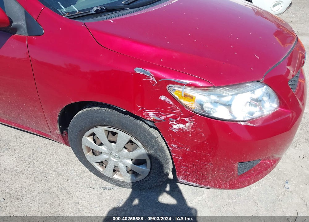 2009 TOYOTA COROLLA LE VIN: 2T1BU40E89C107803