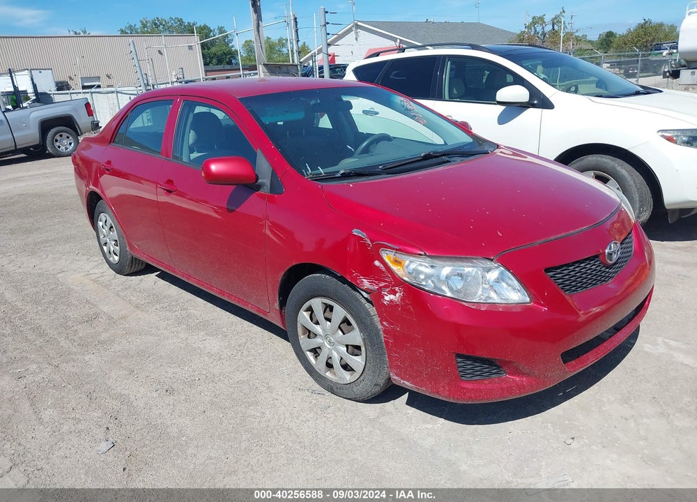 2009 TOYOTA COROLLA LE VIN: 2T1BU40E89C107803