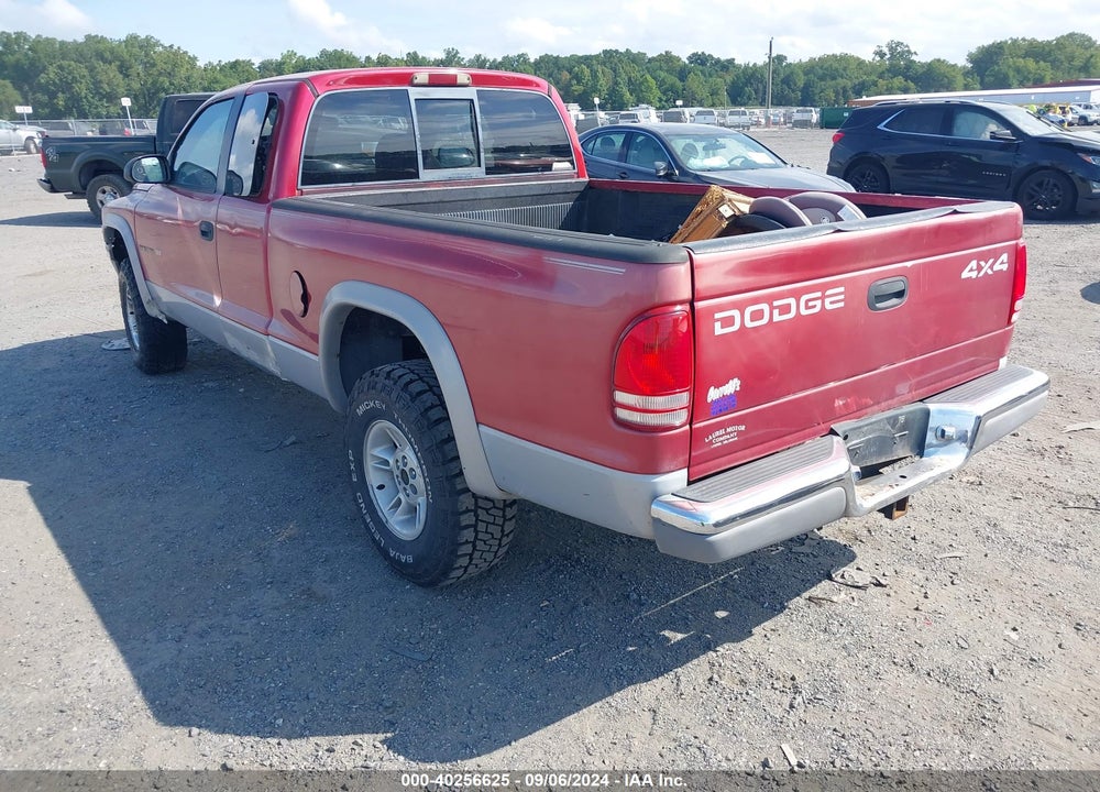 1999 DODGE DAKOTA SLT/SPORT VIN: 1B7GG22Y2XS215550