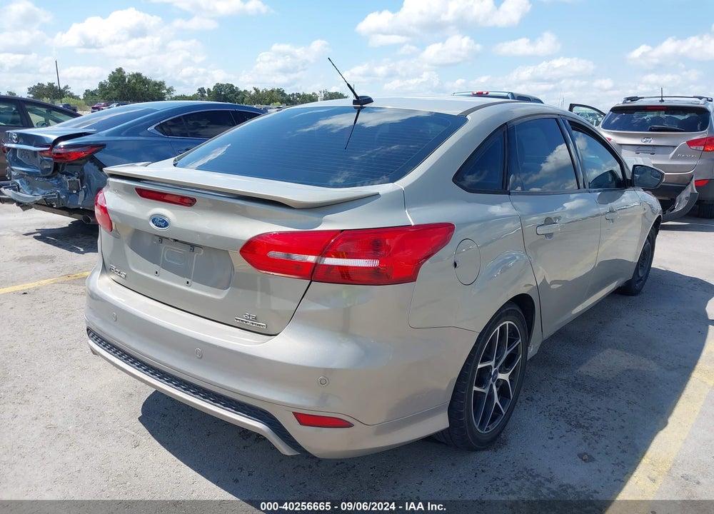 2016 FORD FOCUS SE VIN: 1FADP3F25GL289432