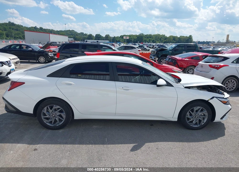 2024 HYUNDAI ELANTRA HYBRID BLUE VIN: KMHLM4DJ3RU097935