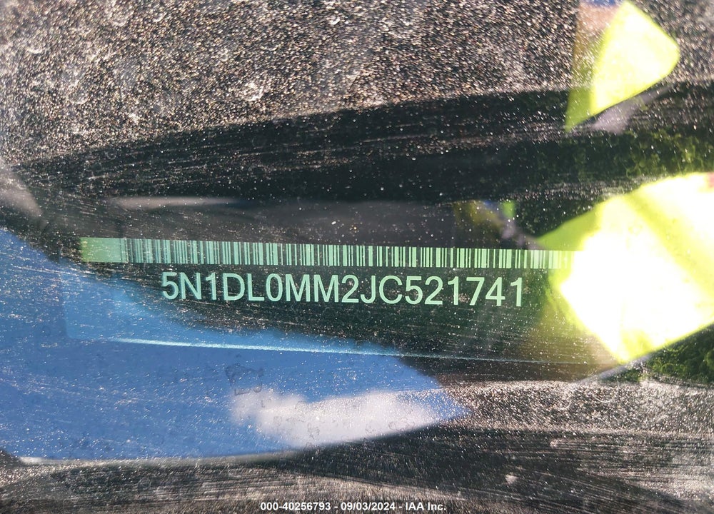 2018 INFINITI QX60 VIN: 5N1DL0MM2JC521741