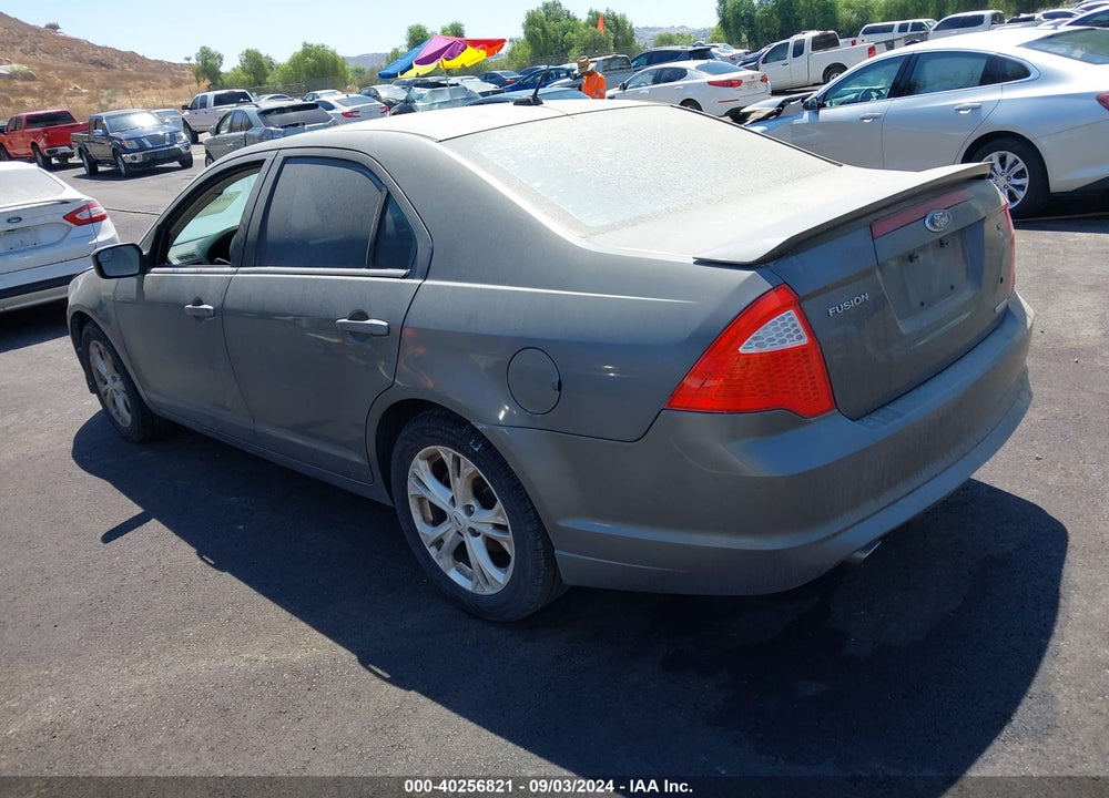 2012 FORD FUSION VIN: 3FAHP0HG1CR339408