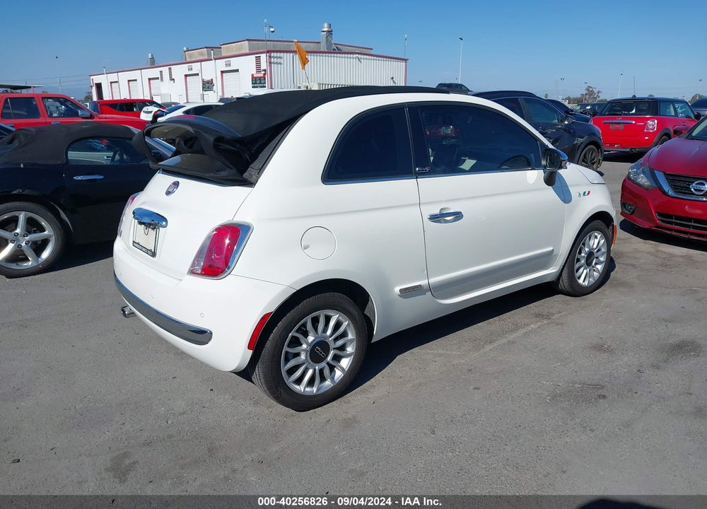 2013 FIAT 500C LOUNGE VIN: 3C3CFFER0DT629115