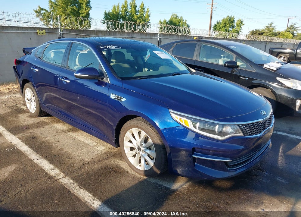 2016 KIA OPTIMA EX VIN: 5XXGU4L37GG087162