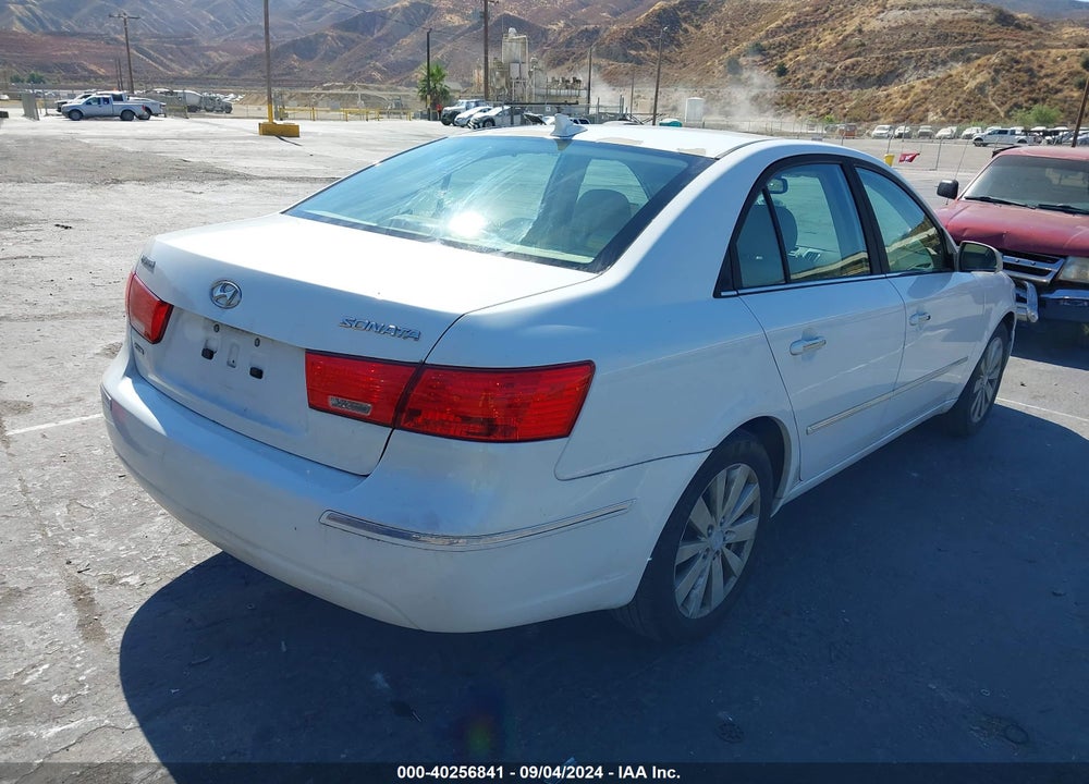 2009 HYUNDAI SONATA LIMITED VIN: 5NPEU46C09H486327