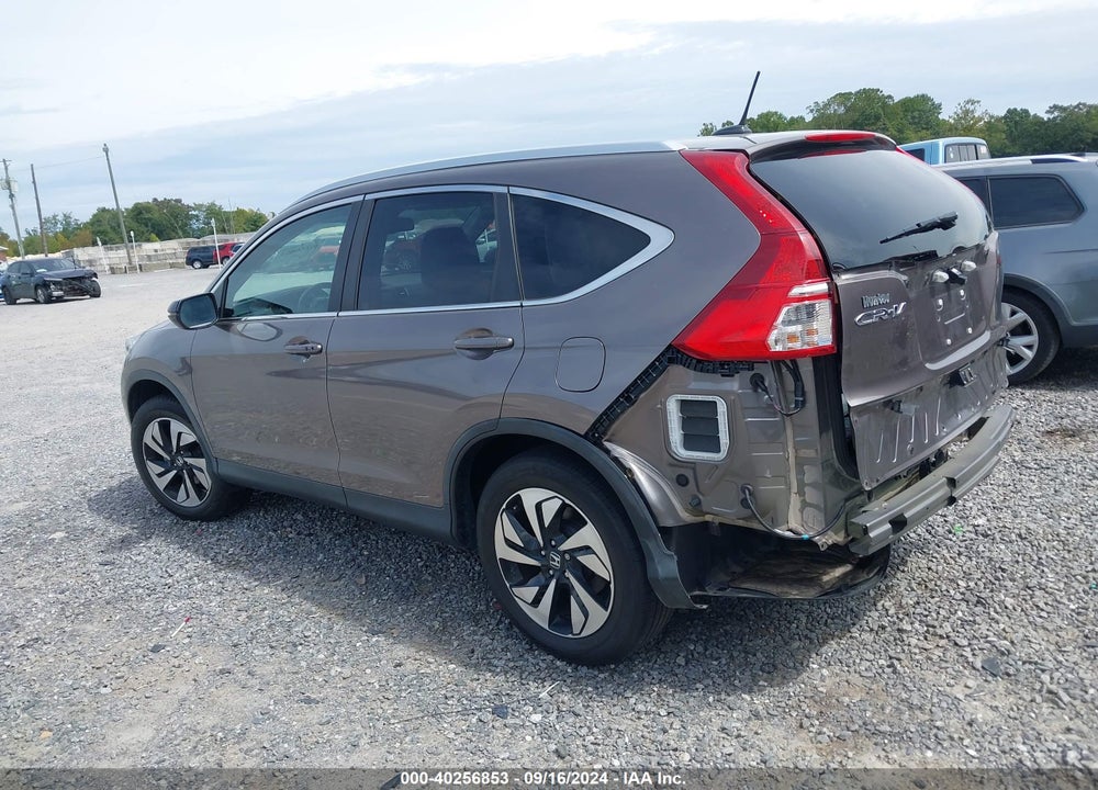 2015 HONDA CR-V TOURING VIN: 5J6RM3H91FL021098