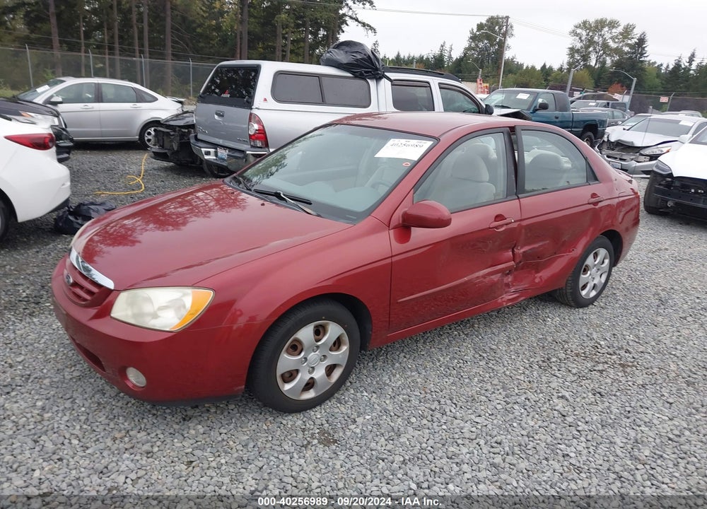 2004 KIA SPECTRA EX/LX VIN: KNAFE121145032940