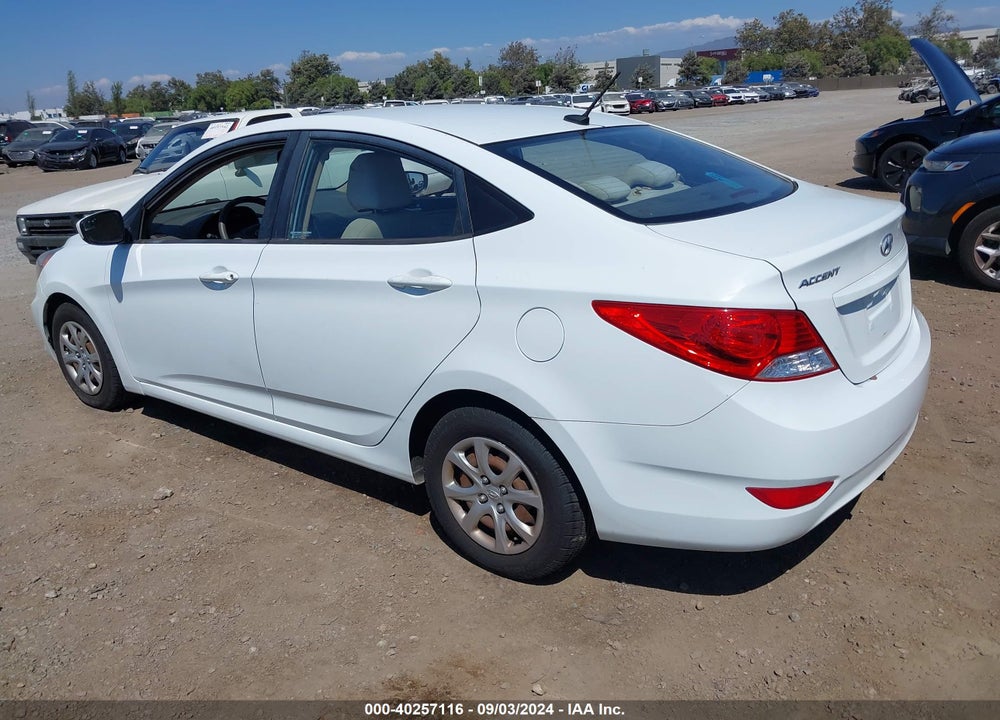 2014 HYUNDAI ACCENT GLS VIN: KMHCT4AE8EU619091