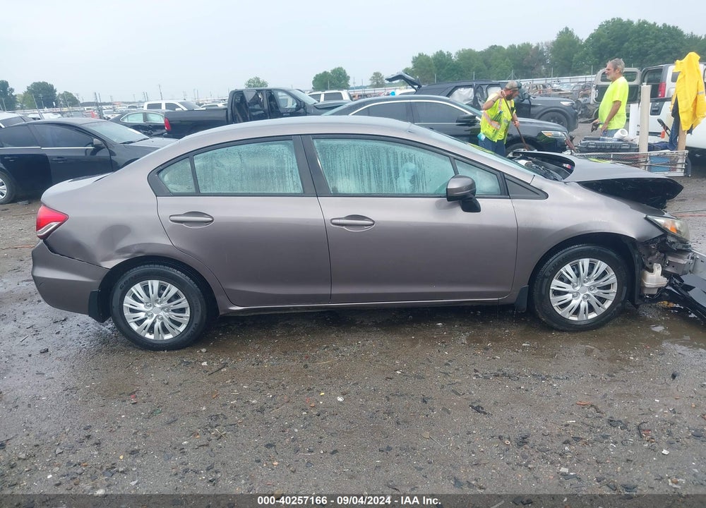 2014 HONDA CIVIC LX VIN: 19XFB2F54EE045539