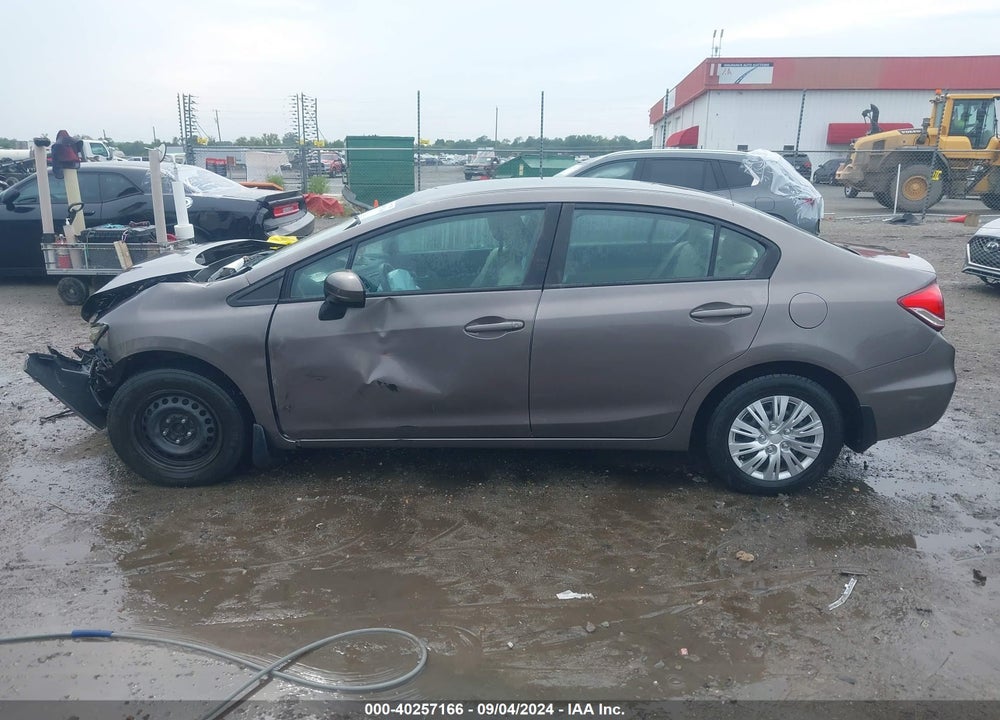 2014 HONDA CIVIC LX VIN: 19XFB2F54EE045539