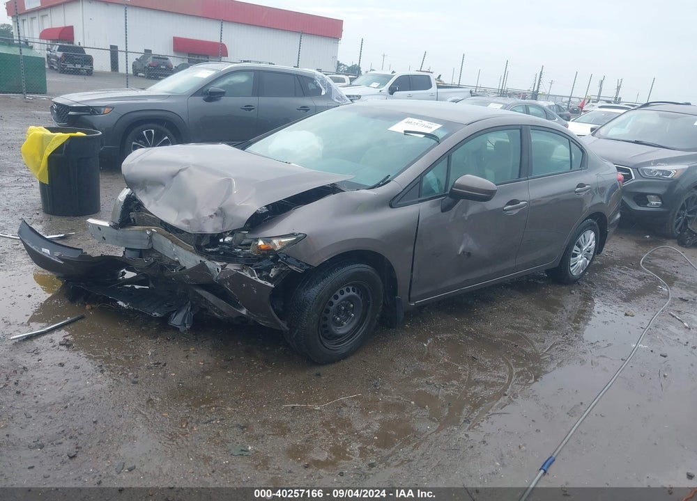 2014 HONDA CIVIC LX VIN: 19XFB2F54EE045539
