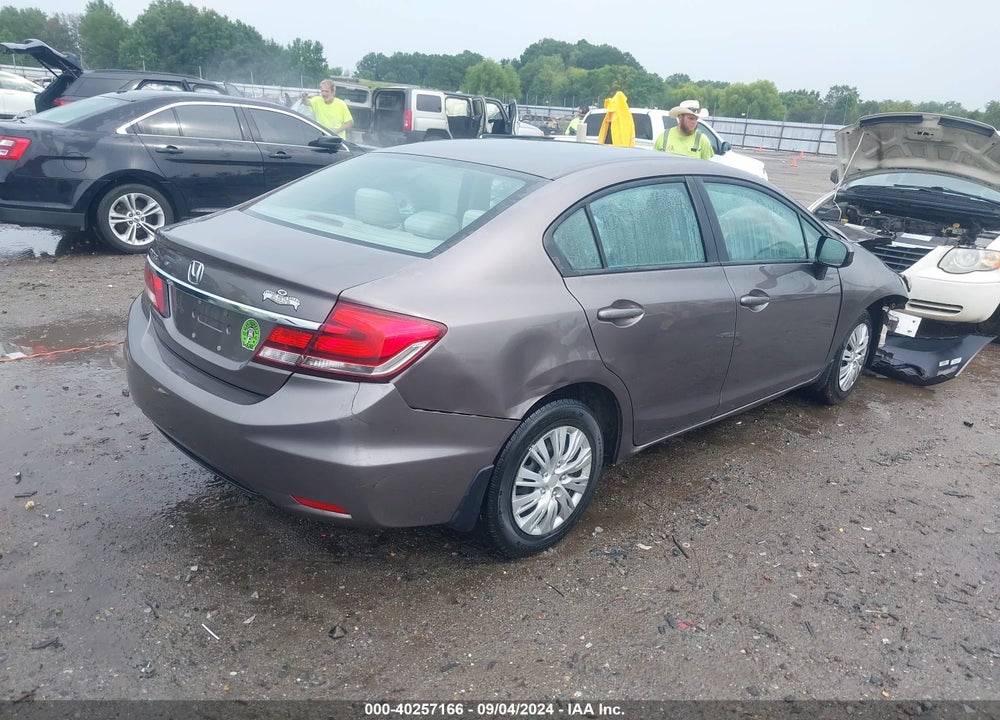 2014 HONDA CIVIC LX VIN: 19XFB2F54EE045539