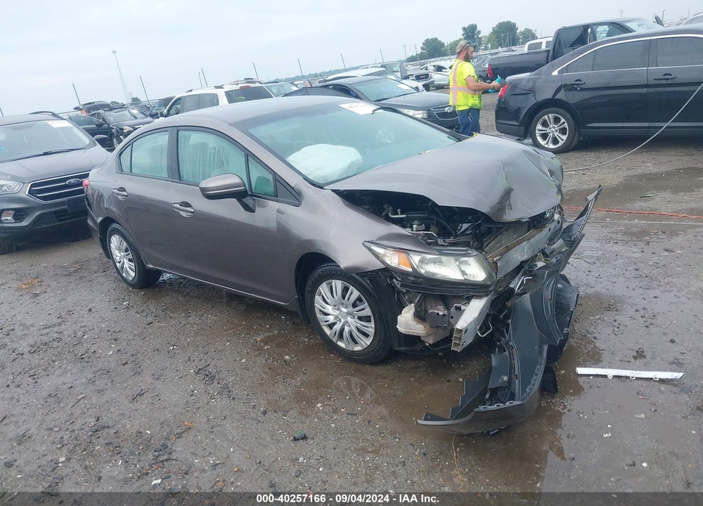 2014 HONDA CIVIC LX VIN: 19XFB2F54EE045539