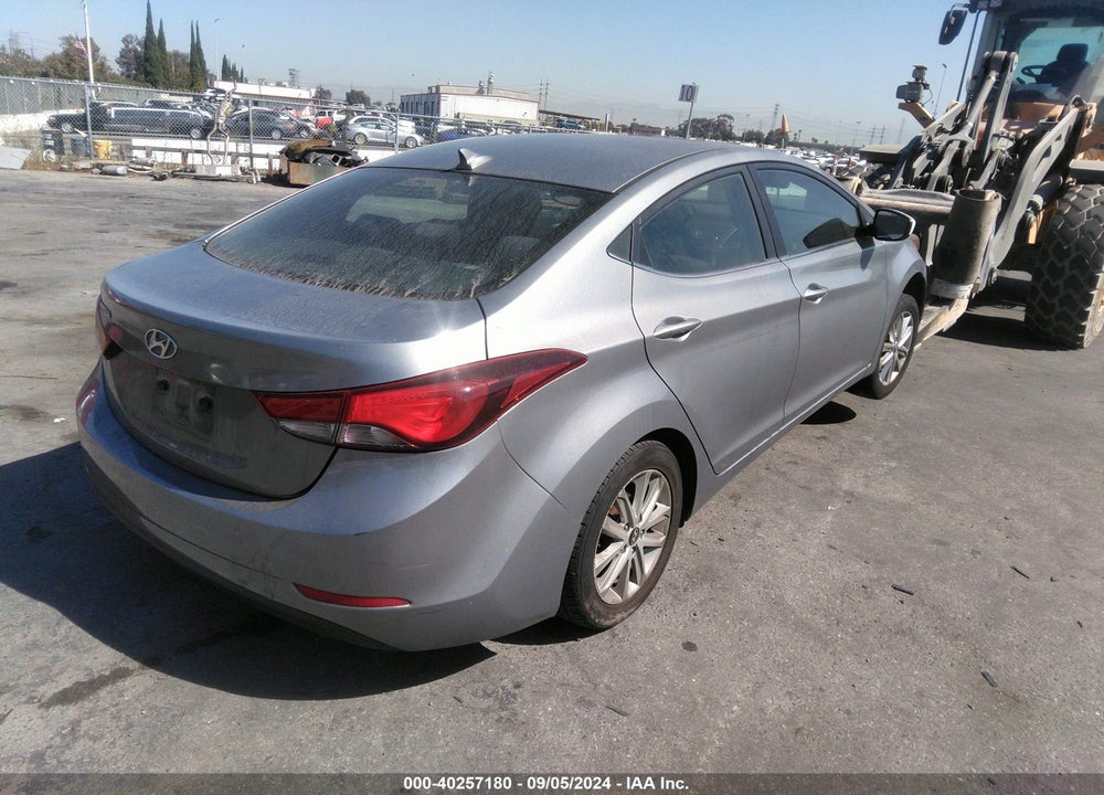 2015 HYUNDAI ELANTRA SE VIN: KMHDH4AE6FU281777