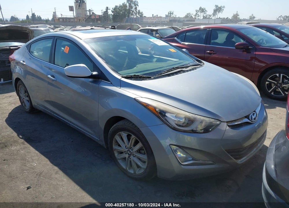 2015 HYUNDAI ELANTRA SE VIN: KMHDH4AE6FU281777