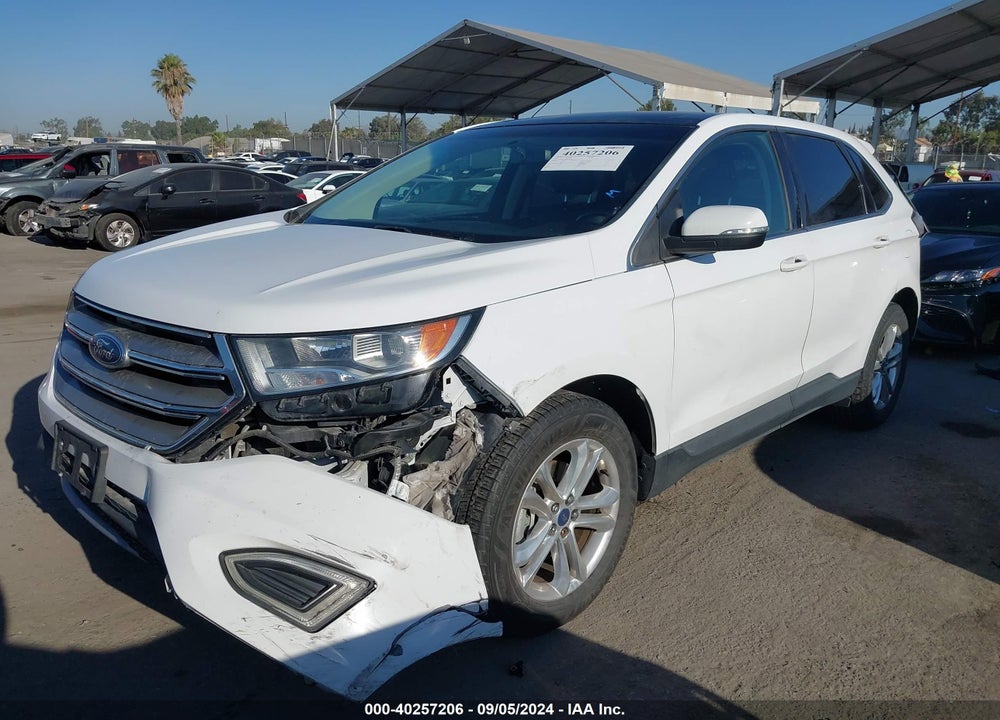 2015 FORD EDGE SEL VIN: 2FMTK3J93FBB73942