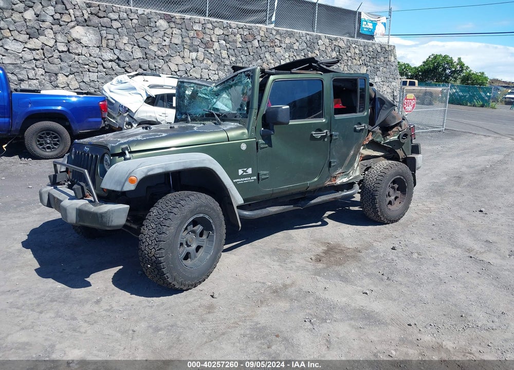 2007 JEEP WRANGLER UNLIMITED X VIN: 1J4GA39107L158138