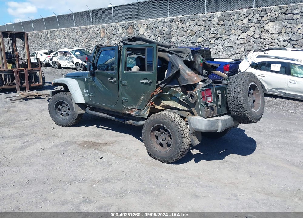 2007 JEEP WRANGLER UNLIMITED X VIN: 1J4GA39107L158138