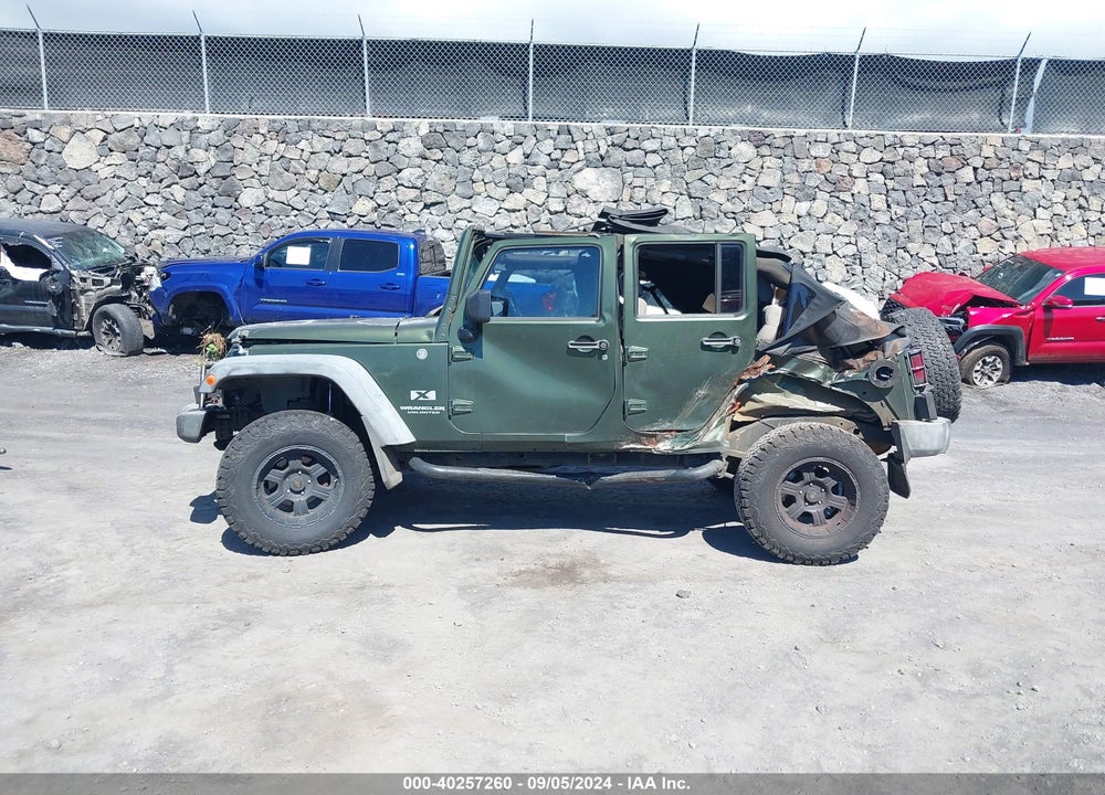 2007 JEEP WRANGLER UNLIMITED X VIN: 1J4GA39107L158138