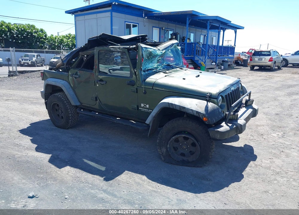 2007 JEEP WRANGLER UNLIMITED X VIN: 1J4GA39107L158138