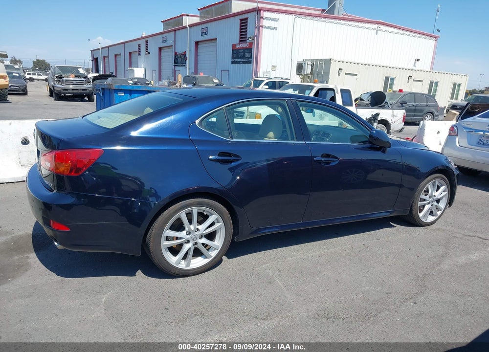 2006 LEXUS IS 350 VIN: JTHBE262765000666