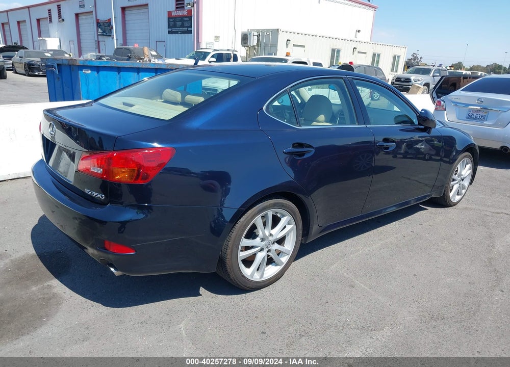 2006 LEXUS IS 350 VIN: JTHBE262765000666