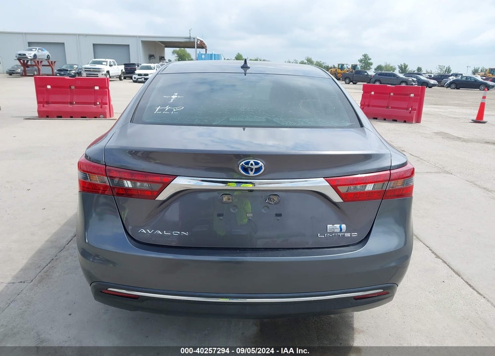2016 TOYOTA AVALON HYBRID LIMITED VIN: 4T1BD1EB2GU051284