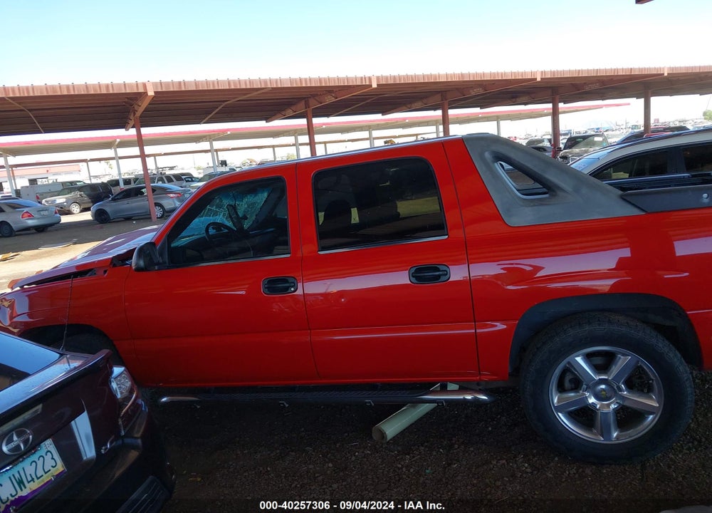 2003 CHEVROLET AVALANCHE 1500 VIN: 3GNEK13TX3G294882