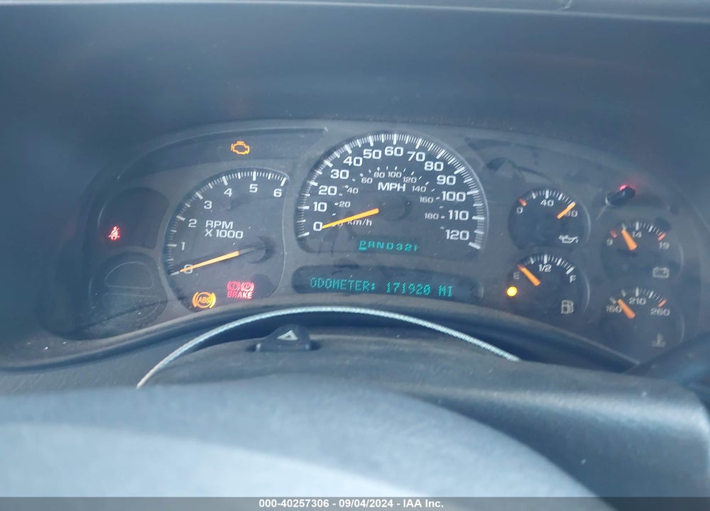 2003 CHEVROLET AVALANCHE 1500 VIN: 3GNEK13TX3G294882