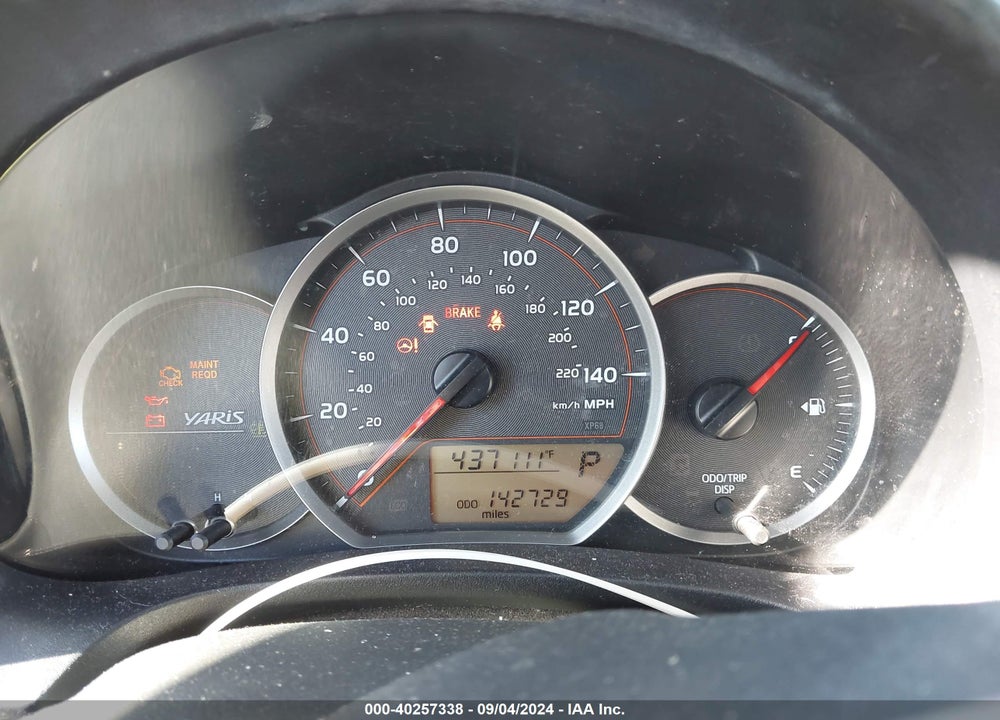 2014 TOYOTA YARIS LE (TMC/CBU PLANT) VIN: JTDKTUD32ED575504