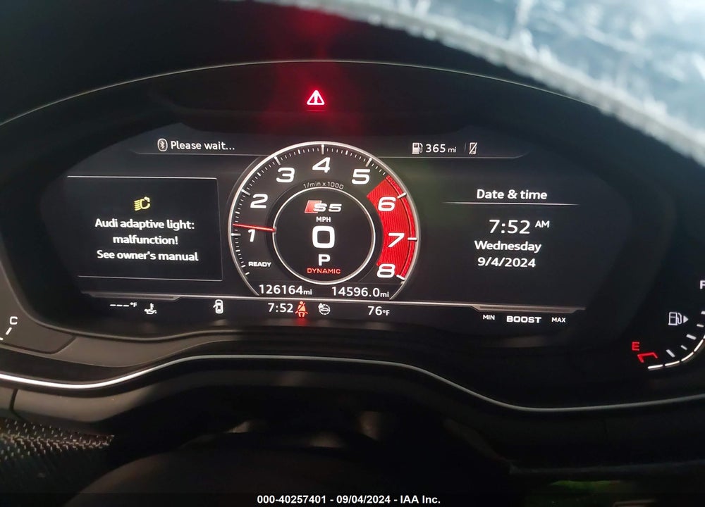 2018 AUDI S5 3.0T PREMIUM PLUS VIN: WAUC4CF58JA118702