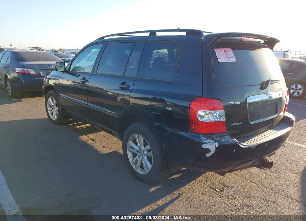 2006 TOYOTA HIGHLANDER HYBRID V6 VIN: JTEEW21A960018475