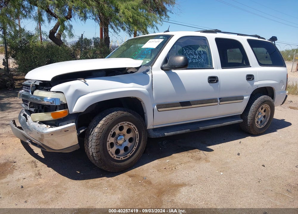 2005 CHEVROLET TAHOE LS VIN: 1GNEK13T85R213963