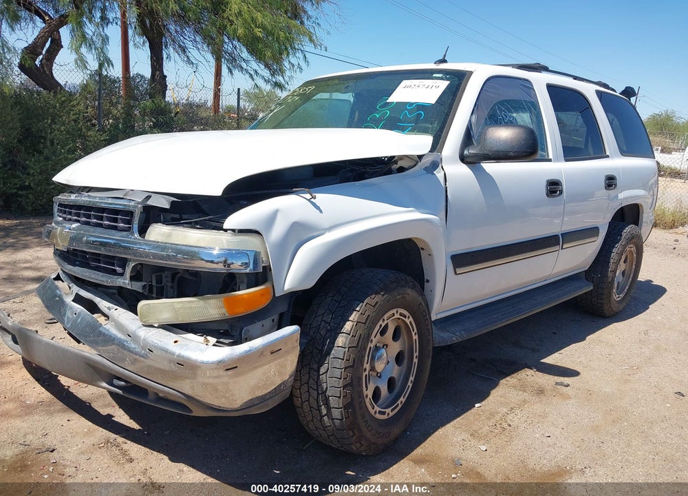 2005 CHEVROLET TAHOE LS VIN: 1GNEK13T85R213963