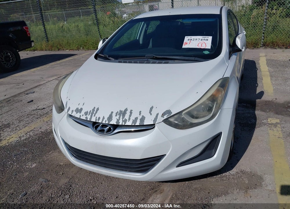 2016 HYUNDAI ELANTRA SE VIN: 5NPDH4AE6GH666546