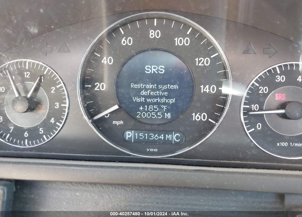 2004 MERCEDES-BENZ CLK 500 VIN: WDBTJ75JX4F104601