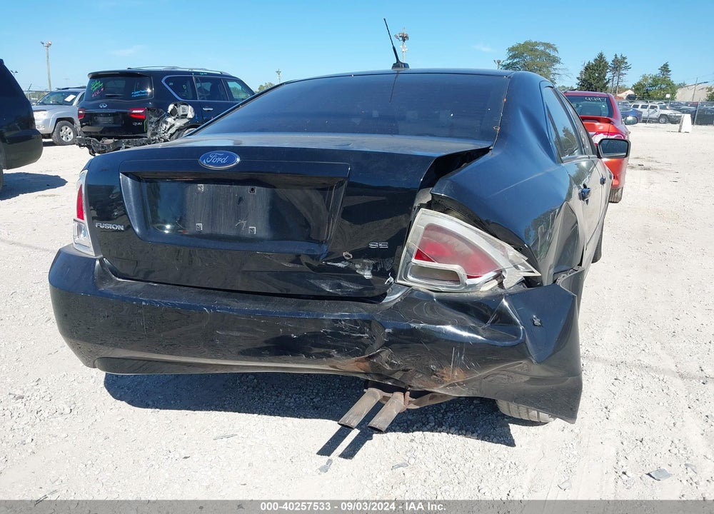 2008 FORD FUSION SE VIN: 3FAHP07Z88R256696