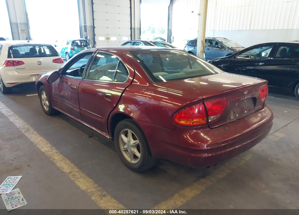 2001 OLDSMOBILE ALERO GL1 VIN: 1G3NL52T31C109747