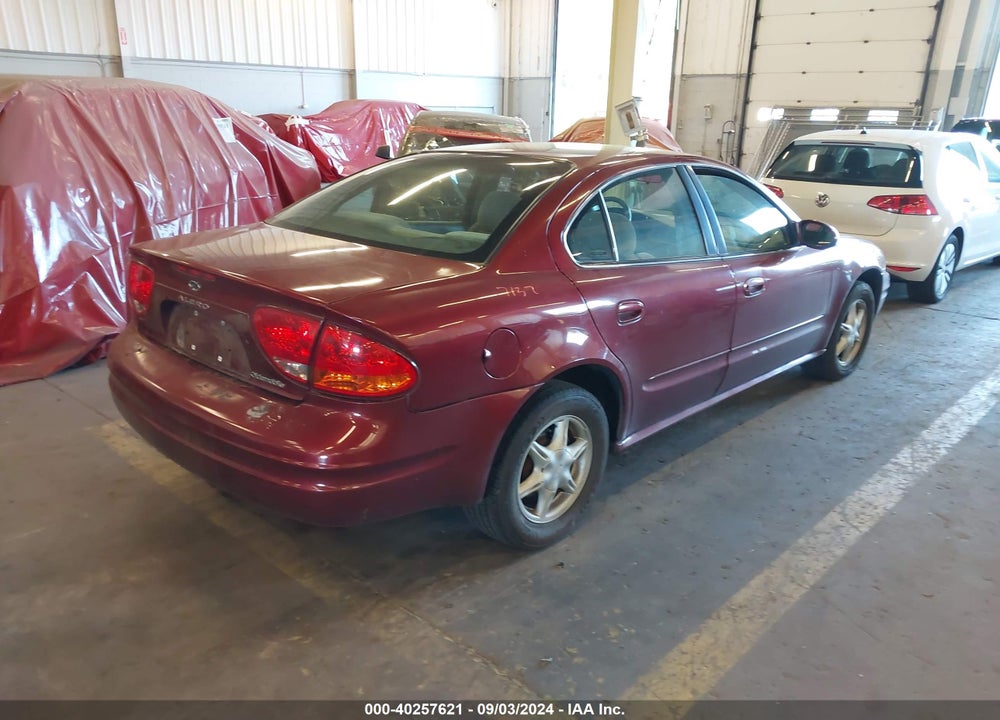 2001 OLDSMOBILE ALERO GL1 VIN: 1G3NL52T31C109747
