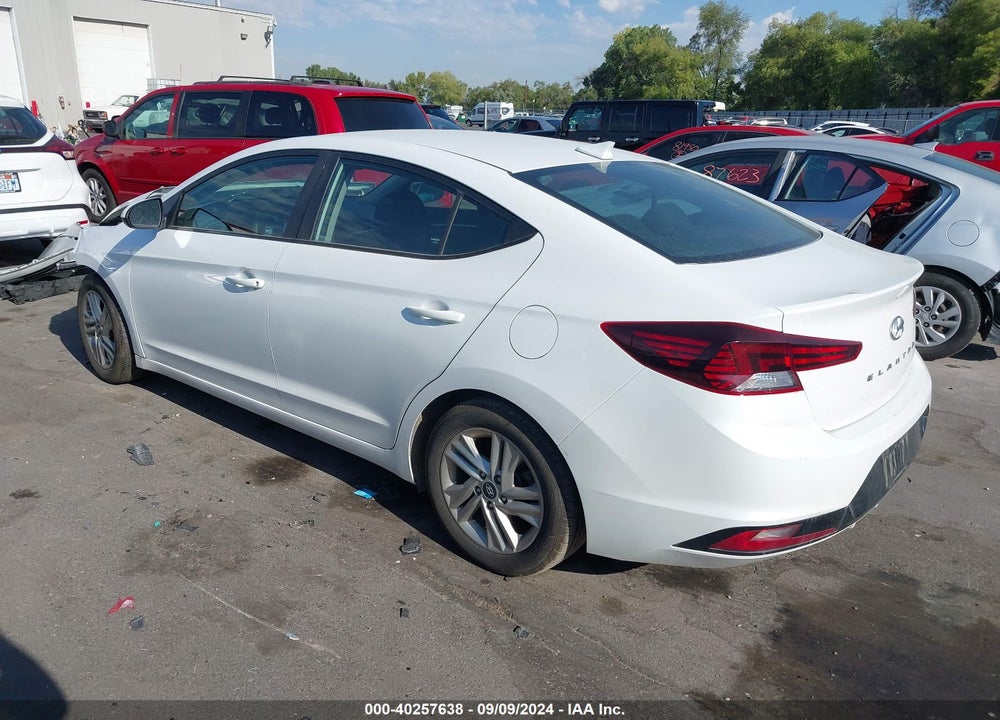 2019 HYUNDAI ELANTRA SEL VIN: 5NPD84LF7KH488192