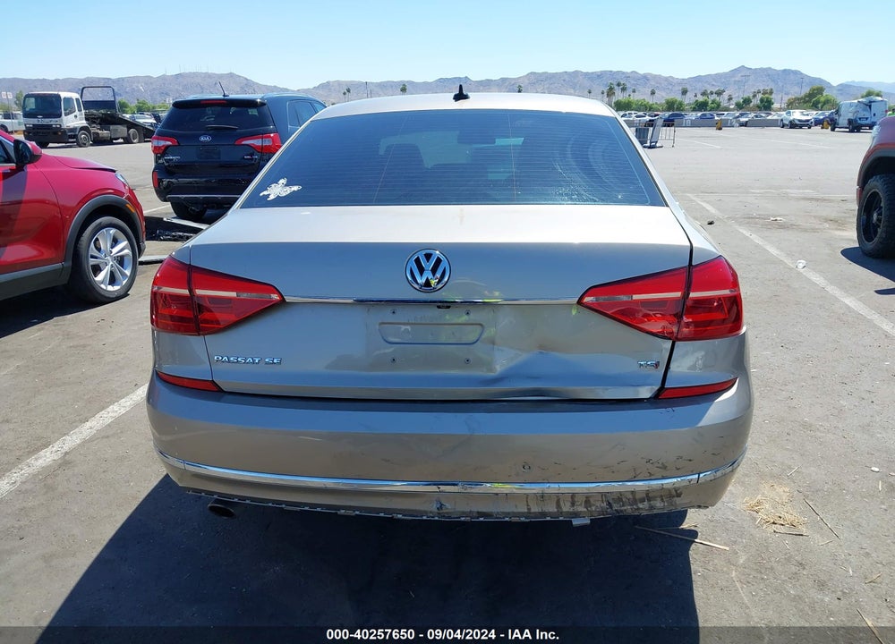 2016 VOLKSWAGEN PASSAT 1.8T SE VIN: 1VWBT7A32GC012027