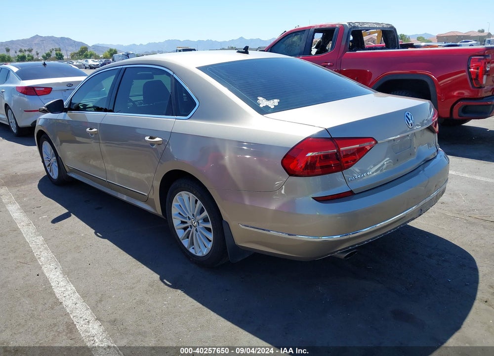 2016 VOLKSWAGEN PASSAT 1.8T SE VIN: 1VWBT7A32GC012027