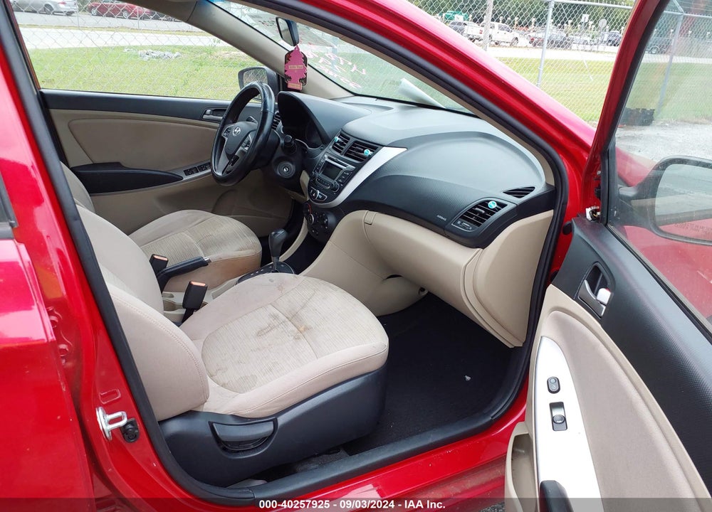 2016 HYUNDAI ACCENT VIN: KMHCT4AE0GU023539