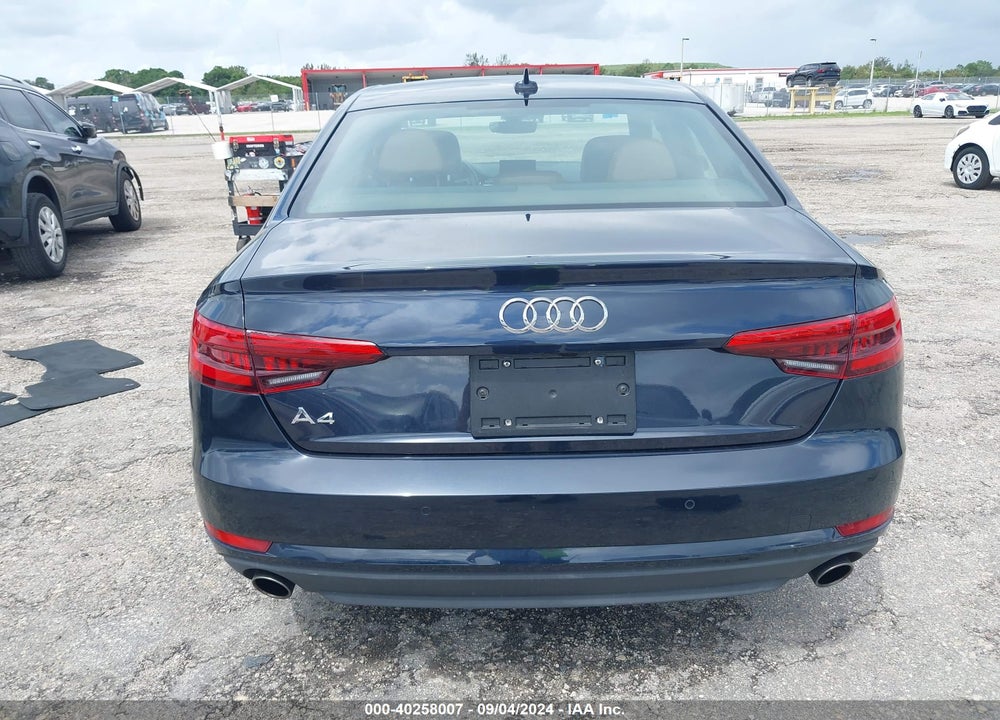 2017 AUDI A4 2.0T PREMIUM VIN: WAUGNAF46HN010883
