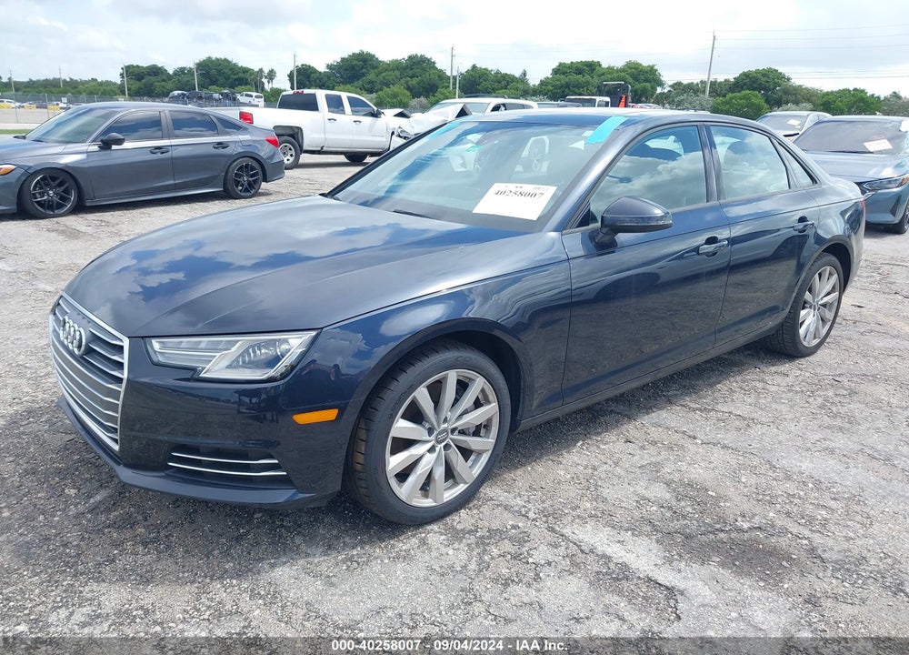 2017 AUDI A4 2.0T PREMIUM VIN: WAUGNAF46HN010883